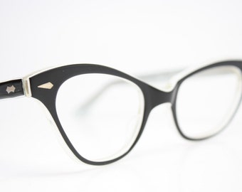 Black cat eye glasses vintage cateye eyeglasses frames