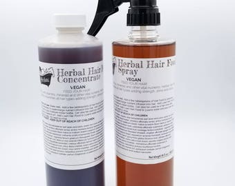 Herbal Hair Food Natural Vitamins Nutrients for Longer, Stronger, Thicker Hair and Healthy Scalp