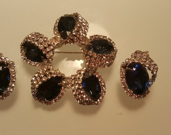 FREE SHIPPING Hobe Brooch and Earrings