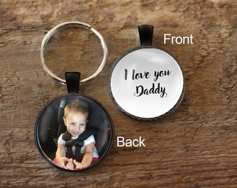 Daddy Key chain, Gift for Dad, Keychain for Daddy, Personalized Key chain, Sonogram for Daddy, Photo Keychain, Ultrasound Keychain