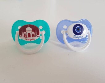 Custom writing color pacifier