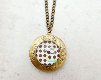Panda Necklace, Panda locket, panda jewelry, 2020m