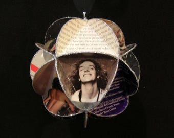 Peter Frampton Album Cover Ornament Made Of Repurposed Record Jackets