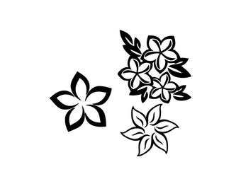 Free Free 85 Tropical Flower Silhouette Svg SVG PNG EPS DXF File