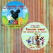 Mickey Mouse Clubhouse Inspired Personalized Glossy Party Favor Stickers