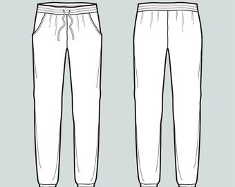 outline joggers