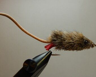 Three (3) Mouse Flies, for Fly Fishing