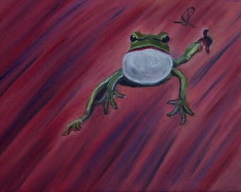PRINT, Frog Painting, Jump