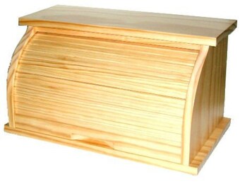 Pine Breadbox w/Clear Finish