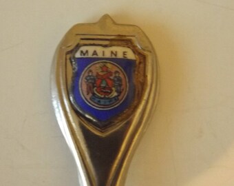 Collectible Souvenir Spoon Maine Klepa Arts 4 1/2 " SP-395