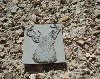 Deer TC206 sold unmounted rubber stamp