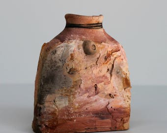 Pit Fired Bottle by Terrence J Bunce MA