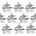 BULK 10pc Pkgs "2018" Graduation Charms - Graduate Charms - College Charms - School Charms - Student Charms (SP0095103)