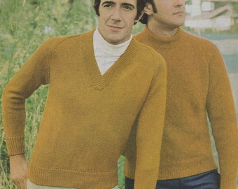 Paton's Classic Series Knitting Pattern No 105 Pullovers/Jumpers (Vintage 1970s)