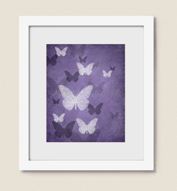 Deep Purple Wall Decor for Girls Room 8 x 10 Bedroom