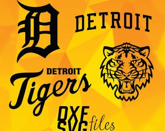 Detroit Tigers logos in SVG / Dxf / Png files INSTANT DOWNLOAD!