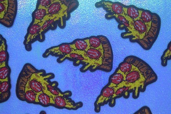 Pizza Slice Iron on Patch