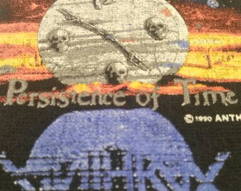 Anthrax , patch vintage official , anthrax 1990 , new .