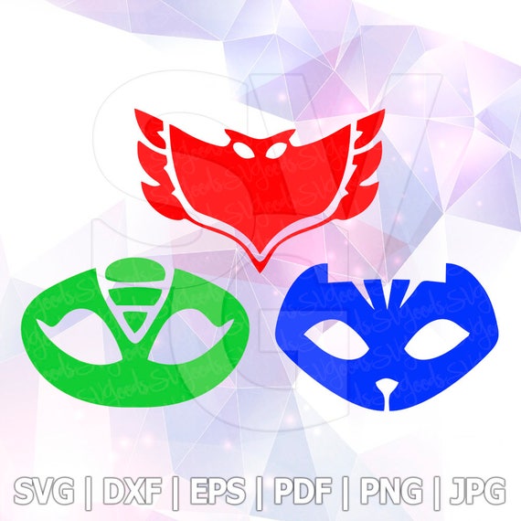 Download PJ Masks SVG Vector Cut File Cricut Design Silhouette Cameo