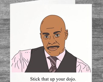 Peep Show | Johnson | Birthday card | Greetings card | Stick that up your dojo