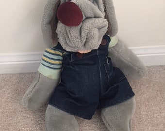 Vintage Ganz Wrinkles Puppet Plush dog