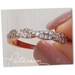 Half Eternity Ring Band - Eternity Band Ring - Gold Band Cubic Zirconia Diamond Simulant Ring Band - Twist Ring Band, Knot Ring Band