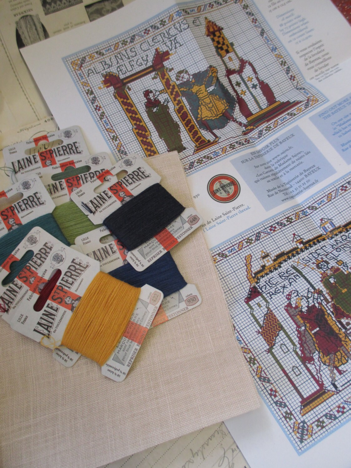 Sajou Museum & Heritage Bayeux Tapestry Embroidery Kit