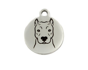 Peace Love Pit Bulls Charm Necklace With Silver 24