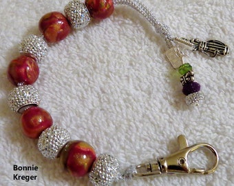 Golf Stroke Counter with Handmade Beads