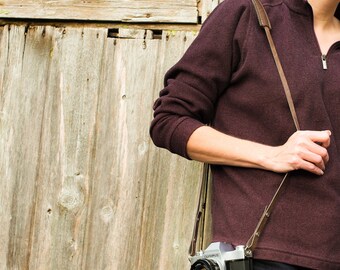 The 1901 'Rodchenko' CUSTOM LENGTH Leather Camera Strap
