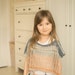 KNITTING PATTERN summer mesh poncho Freya (toddler, child sizes)