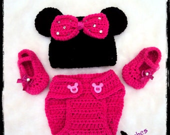 baby minnie size new born "available" set