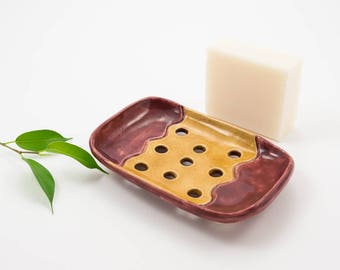 Ceramic Soap Dish | Handmade Soap Holder | Housewarming Gift
