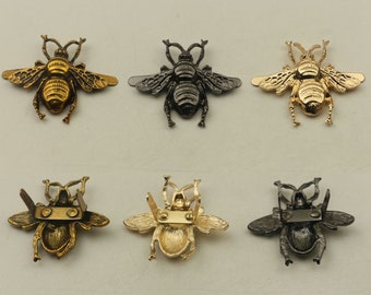 10 pieces Little bee Shoe Shoe buckle Shoe Shoe buckle Ornament shoes Bag hardware fittings Clothing accessories XY003