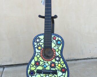 Decorative Mosaic Guitar