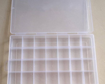 35 Compartment Transparent Plastic Box, Bead Storage Container, Plastic Box, Jewelry Supplies Plastic Case, Jewelry Making Organization Tool