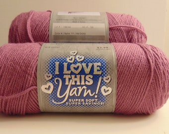Hot Orchid - I Love This Yarn worsted weight 100% acrylic - 3010