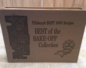Vintage 1959 Pillsbury's Best 1000 Recipes / Best Of The Bake-Off Collection / Cook Book