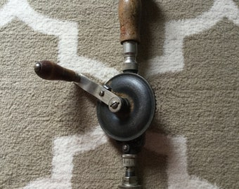 Yankee North Bros. Hand Crank Drill