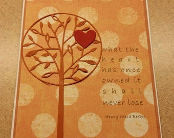 Handmade Sympathy Card. Bereavement. Grief. Loss of a Loved One.