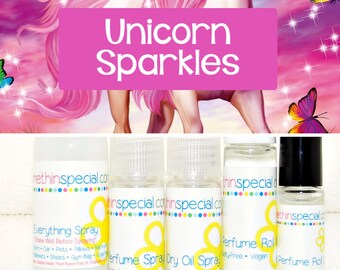 Unicorn Sparkles Perfume, Perfume Spray, Body Spray, Room Spray, Perfume Roll On, Room Spray, Dry Oil Spray, You Choose the Product