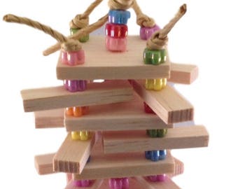 Balsa Sticky Stacker - Bird Toy