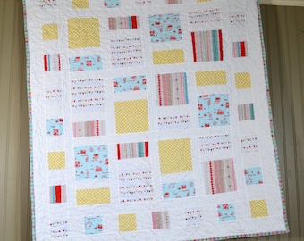 Quilt, Baby Quilt, Baby Bedding, Handmade Quilt, Baby Blanket, Nursery Quilt, Crib Bedding, Baby Shower Gift, Nursery Bedding