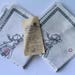 NOS! Set of 2 Soviet Handkerchiefs 1974. napkin, vintage Handkerchief, Soviet Handkerchief, child Handkerchief