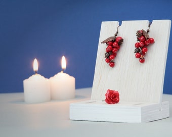 jewelry display, earring holder, gift for her, Craft Show Display, jewelry organizer, womens gift, ring display, free shipping