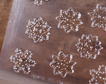 Snowflake Chocolate Molds, Snowflake Candy Molds, Small Snowflake Chocolate Candy Molds, Frozen Candy Molds, Christmas Candy Molds