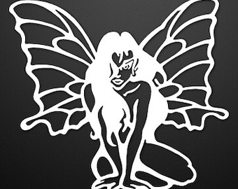 Pixie Fairy custom vinyl Decal/Sticker