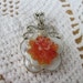 Blister Pearl Flower Pendant