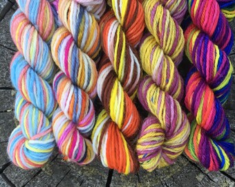 Mini Skeins 25 yds - set of 5 - Gambol & Japes miniskeins for Harry Potter lovers