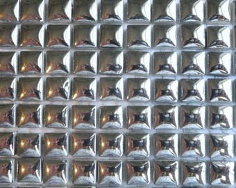 100 MINI Silver Glazed Ceramic Tiles 3/8 in.//Mosaic Supplies//Crafts